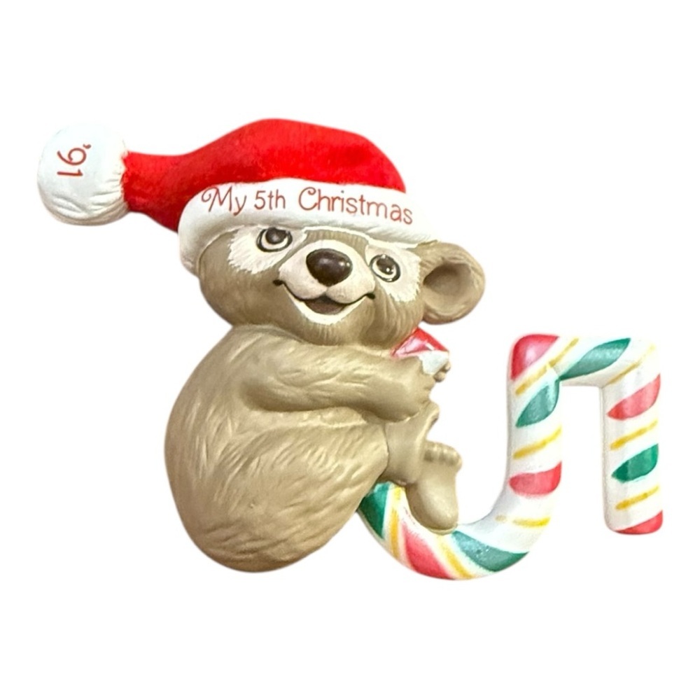 Vintage Hallmark Keepsake 5th Christmas 1991‎ Ornament NIB